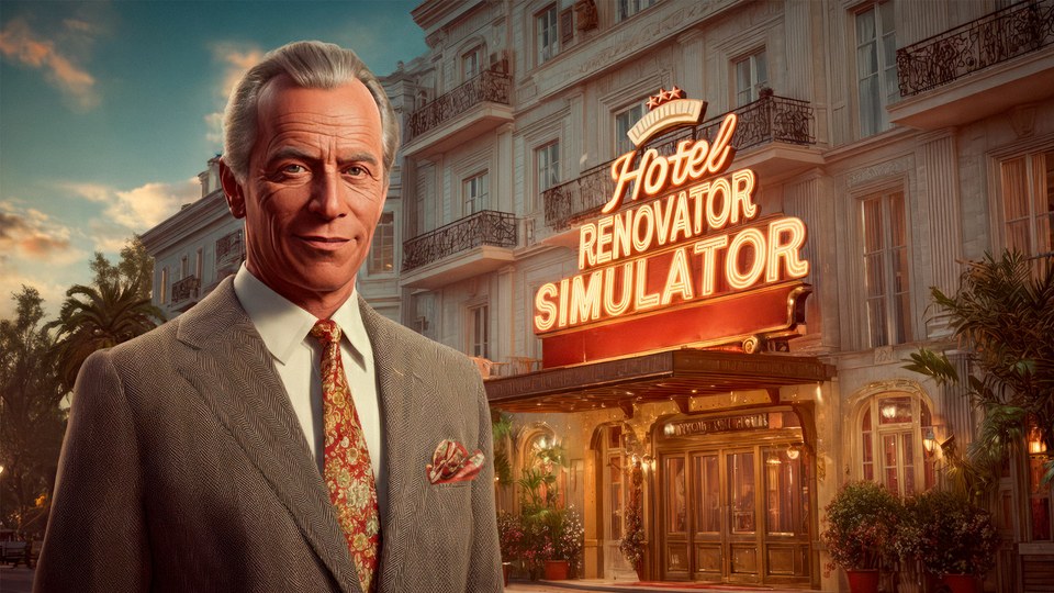 『Hotel Renovator Simulator』の公式キービジュアル