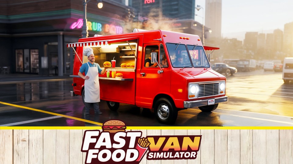 『Fast Food Van Simulator』の公式キービジュアル