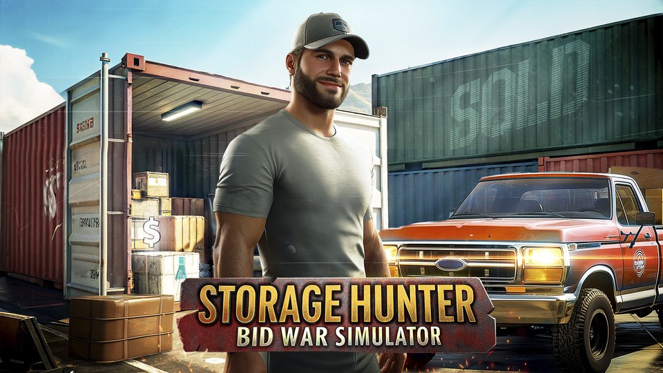 『Storage Hunter Bid War Simulator』の公式キービジュアル
