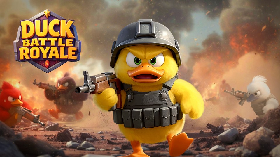 『Duck Battle Royale』の公式キービジュアル