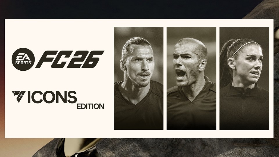 『EA SPORTS FC 26 ICONS Edition』の公式キービジュアル