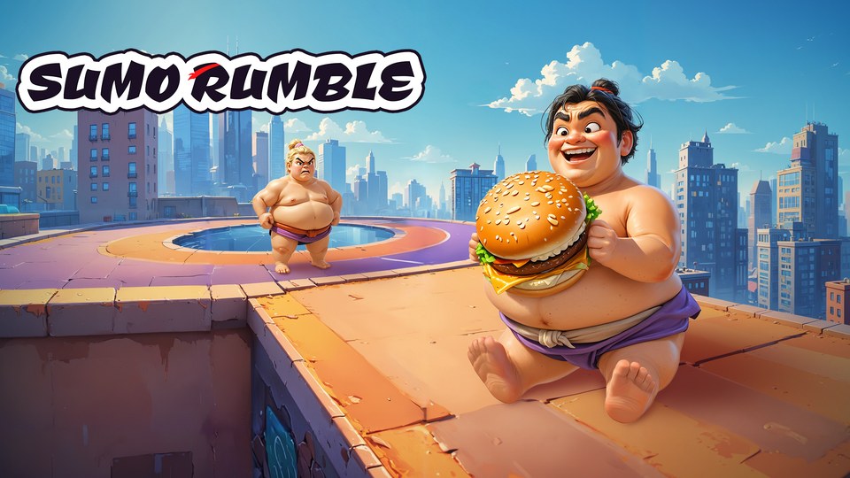 『スモウランブル Sumo Rumble』の公式キービジュアル