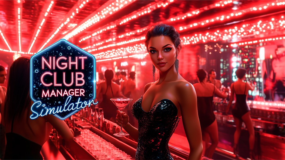 『Night Club Manager Simulator』の公式キービジュアル