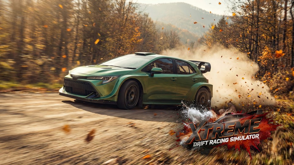『Xtreme Drift Racing Simulator』の公式キービジュアル