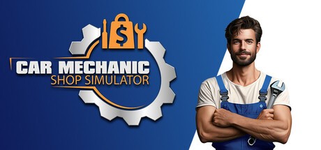 『Car Mechanic Shop Simulator』の公式キービジュアル