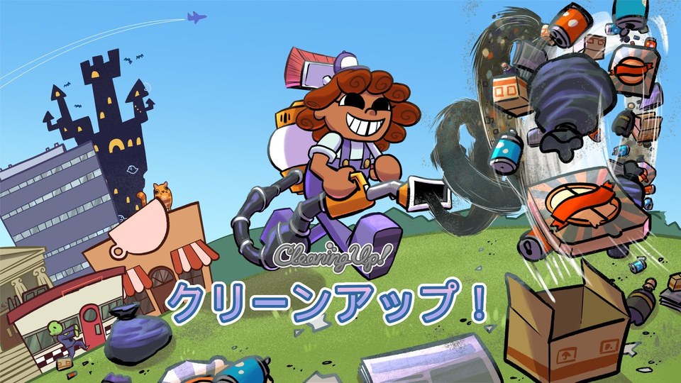 『クリーンアップ！ (Cleaning Up!)』の公式キービジュアル