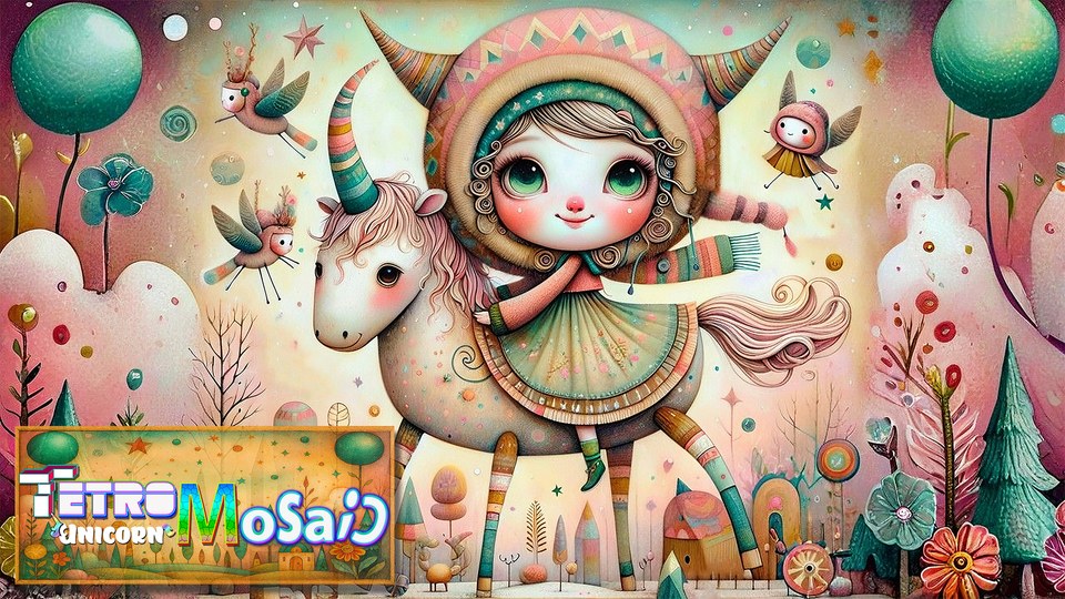 『TetroMosaicUnicorN』の公式キービジュアル