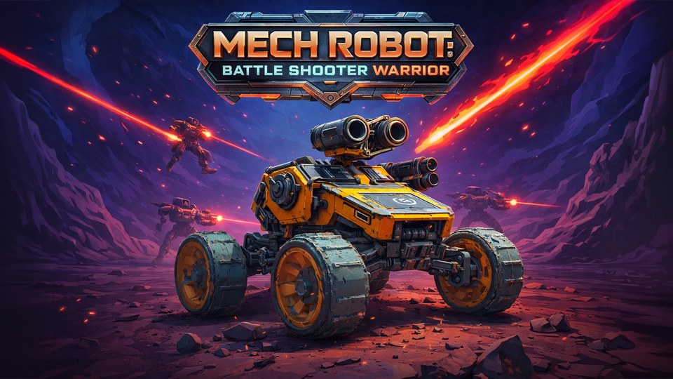 『Mech Robot: Battle Shooter Warrior』の公式キービジュアル