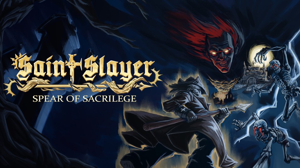 『Saint Slayer: Spear of Sacrilege』の公式キービジュアル