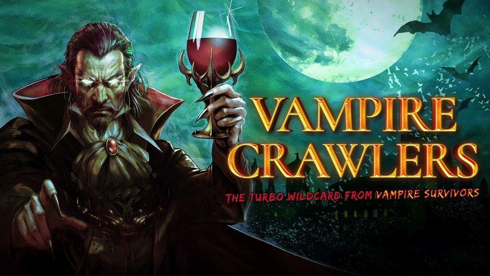 『Vampire Crawlers: The Turbo Wildcard from Vampire Survivors』の公式キービジュアル