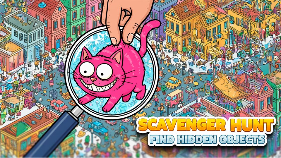 『SCAVENGER HUNT Find Hidden Objects』の公式キービジュアル