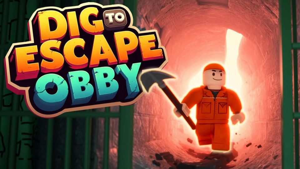 『Dig to Escape - Obby』の公式キービジュアル