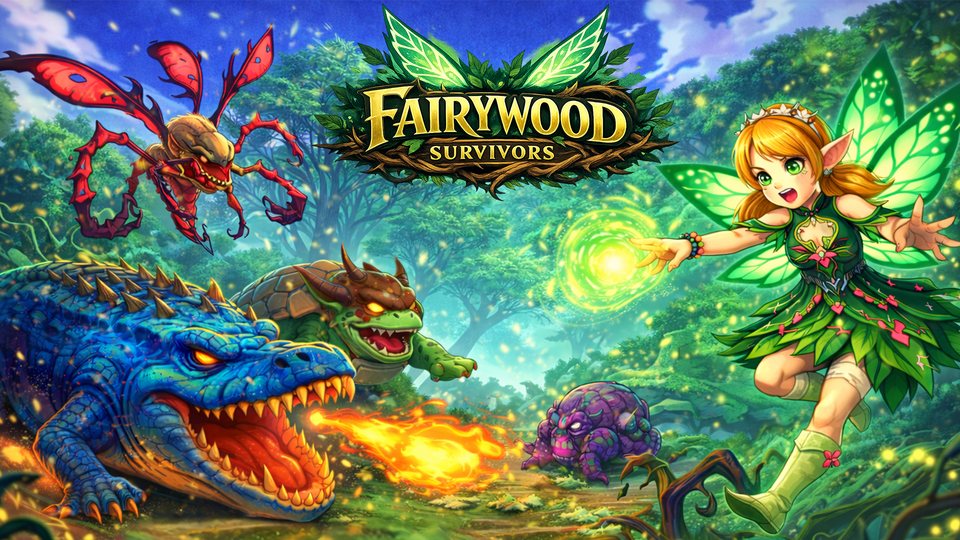 『Fairywood Survivors(フェアリーウッド・サバイバーズ)』の公式キービジュアル