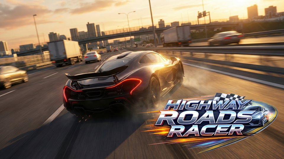 『Highway Roads Racer』の公式キービジュアル