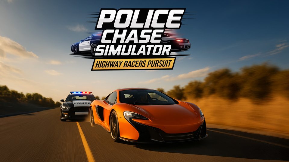 『Police Chase Simulator: Highway Racers Pursuit』の公式キービジュアル