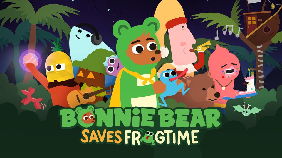 『ボニーベア セイブズ フロッグタイム (Bonnie Bear Saves Frogtime)』の公式キービジュアル