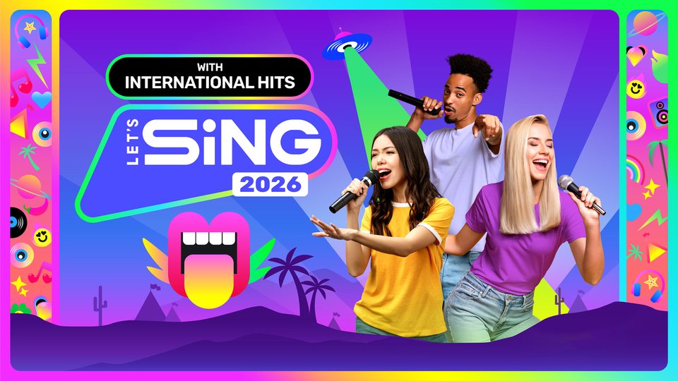 『Let's Sing 2026 インターナショナルヒッツ同梱版』の公式キービジュアル