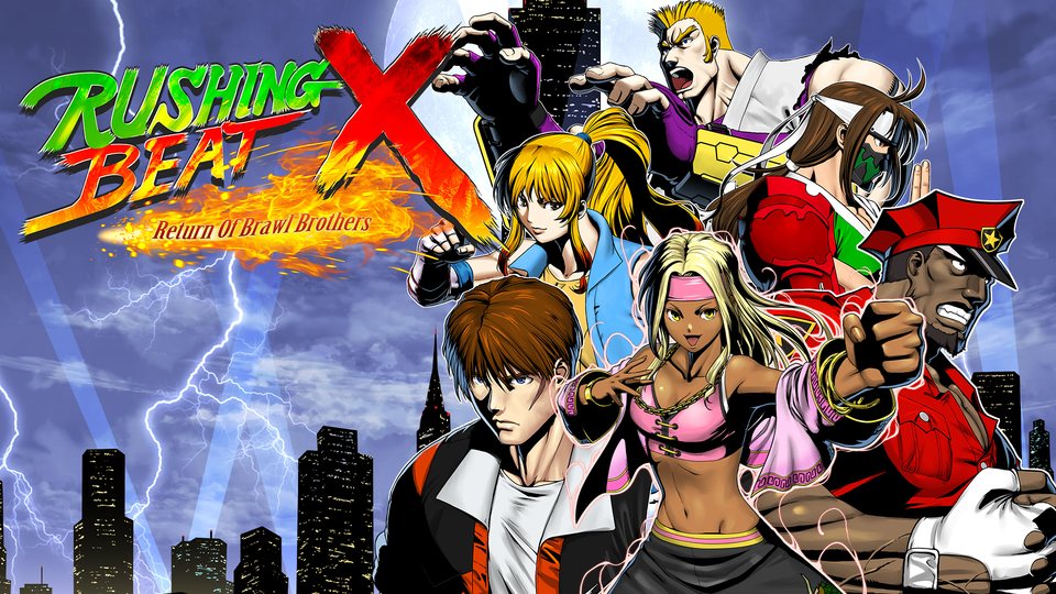 『RUSHING BEAT X: Return Of Brawl Brothers』の公式キービジュアル