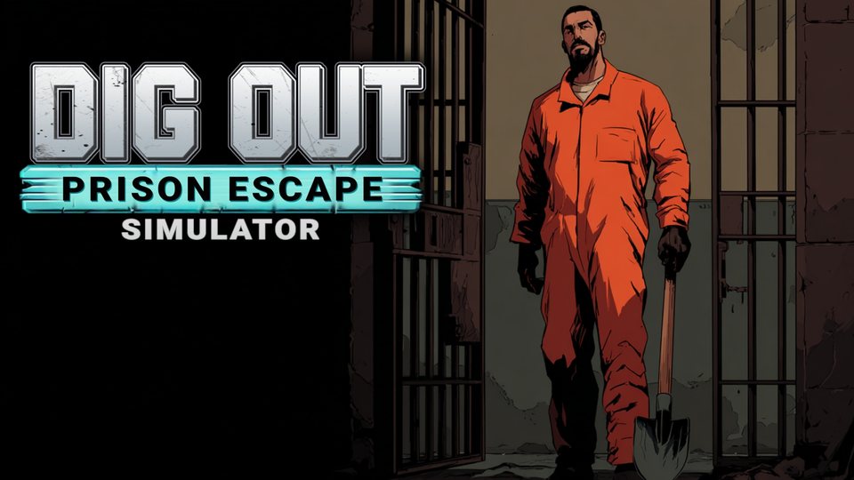 『Dig Out: Prison Escape Simulator』の公式キービジュアル
