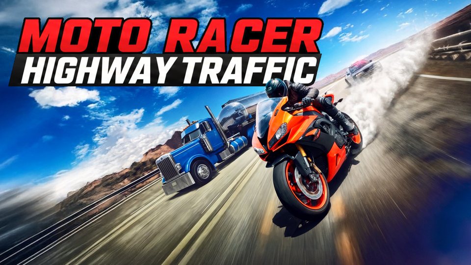 『Moto Racer Highway Traffic』の公式キービジュアル