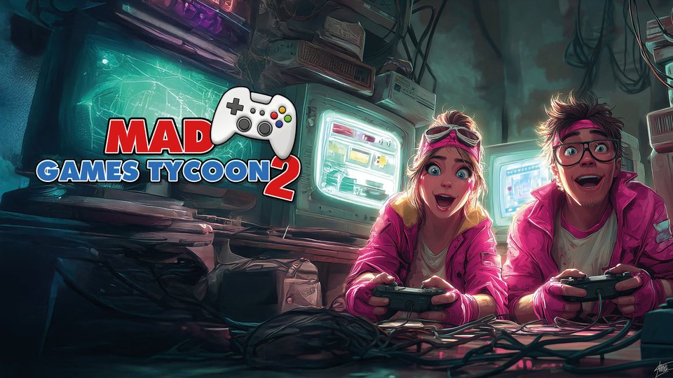 『Mad Games Tycoon 2』の公式キービジュアル