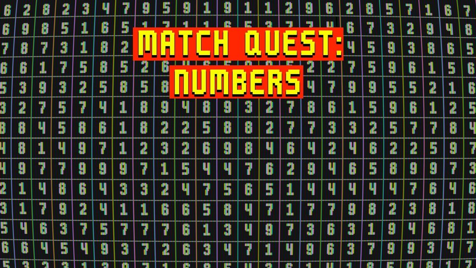 『Match Quest : Numbers』の公式キービジュアル