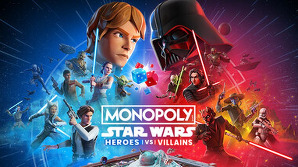 『MONOPOLY：スター・ウォーズ ヒーロー vs ヴィラン』の公式キービジュアル