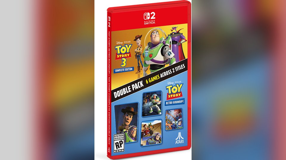 『Toy Story： Retro Roundup！ ＋ Toy Story 3 Complete Edition Double Pack』の公式キービジュアル