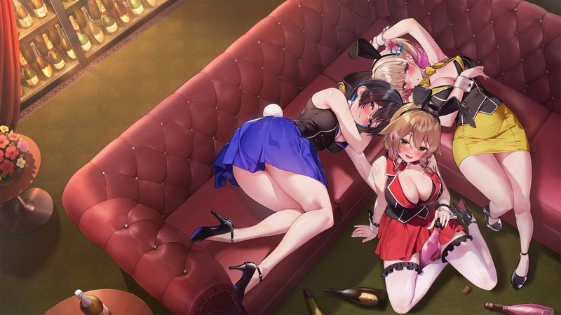『へべれけ ばにーがーでん』の公式キービジュアル